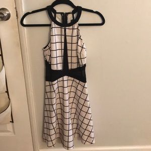 Halter neck skater dress